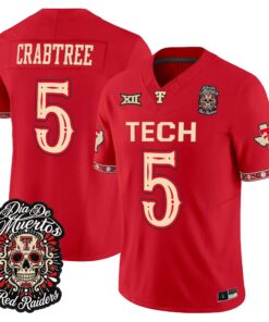 michael-crabtree-jersey-5-texas-tech-red-raiders-dia-de-los-muertos-vapor-limited-all-stitched-02 - Top Wow Design Michael Crabtree Jersey #5 Texas Tech Red Raiders Día de los Muertos Vapor Limited All Stitched