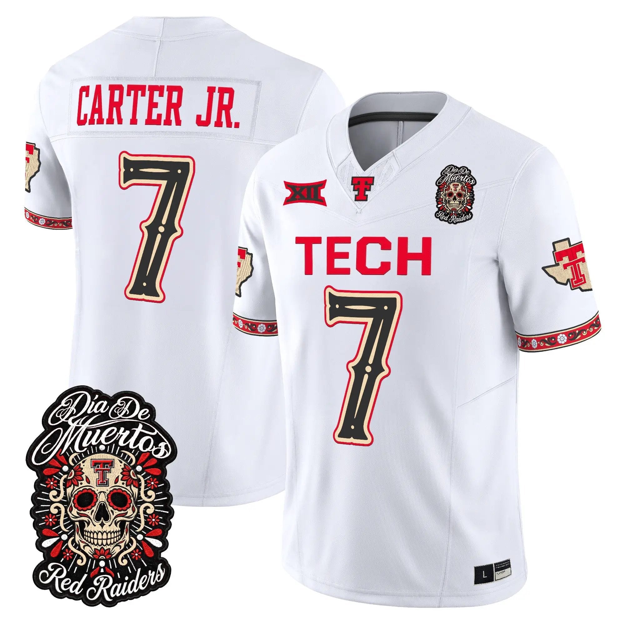 terrance-carter-jr-jersey-7-texas-tech-red-raiders-dia-de-los-muertos-vapor-limited-all-stitched-03 - Top Wow Design Terrance Carter Jr. Jersey #7 Texas Tech Red Raiders Día de los Muertos Vapor Limited All Stitched