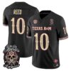 Marcel Reed Jersey #10 Texas A&M Aggies Día de los Muertos Vapor Limited All Stitched