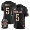 DJ Hicks Jersey #5 Texas A&M Aggies Día de los Muertos Vapor Limited All Stitched - Top Wow Design DJ Hicks Jersey #5 Texas A&M Aggies Día de los Muertos Vapor Limited All Stitched