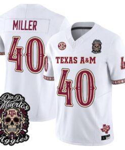 Von Miller Jersey #40 Texas A&M Aggies Día de los Muertos Vapor Limited All Stitched