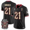 Frank Sinkwich Jersey #21 Georgia Bulldogs Día de los Muertos Vapor Limited All Stitched - Top Wow Design Frank Sinkwich Jersey #21 Georgia Bulldogs Día de los Muertos Vapor Limited All Stitched