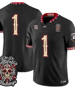 Team Jersey #1 Georgia Bulldogs Día de los Muertos Vapor Limited All Stitched - Top Wow Design Team Jersey #1 Georgia Bulldogs Día de los Muertos Vapor Limited All Stitched