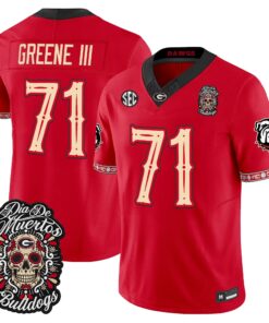 earnest-greene-iii-jersey-71-georgia-bulldogs-dia-de-los-muertos-vapor-limited-all-stitched-02 - Top Wow Design Earnest Greene III Jersey #71 Georgia Bulldogs Día de los Muertos Vapor Limited All Stitched