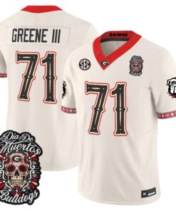 earnest-greene-iii-jersey-71-georgia-bulldogs-dia-de-los-muertos-vapor-limited-all-stitched-04 - Top Wow Design Earnest Greene III Jersey #71 Georgia Bulldogs Día de los Muertos Vapor Limited All Stitched