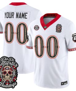 georgia-bulldogs-dia-de-los-muertos-vapor-limited-custom-jersey-all-stitched-03 - Top Wow Design Georgia Bulldogs Día de los Muertos Vapor Limited Custom Jersey - All Stitched