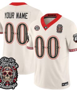 georgia-bulldogs-dia-de-los-muertos-vapor-limited-custom-jersey-all-stitched-04 - Top Wow Design Georgia Bulldogs Día de los Muertos Vapor Limited Custom Jersey - All Stitched