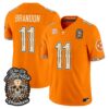 Faizon Brandon Jersey #11 Tennessee Volunteers Día de los Muertos Vapor Limited All Stitched