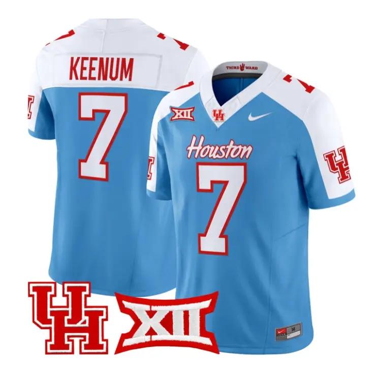 Case_Keenum_Jersey_7_Houston_Cougars_2026_Football_Limited_Stitched_Blue_Alter - Top Wow Design Case Keenum Jersey #7 Houston Cougars 2026 Football Limited Stitched by My Store NCAA Football Jerseys