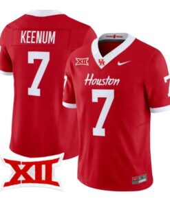 Case_Keenum_Jersey_7_Houston_Cougars_2026_Football_Limited_Stitched_Red - Top Wow Design Case Keenum Jersey #7 Houston Cougars 2026 Football Limited Stitched by My Store NCAA Football Jerseys