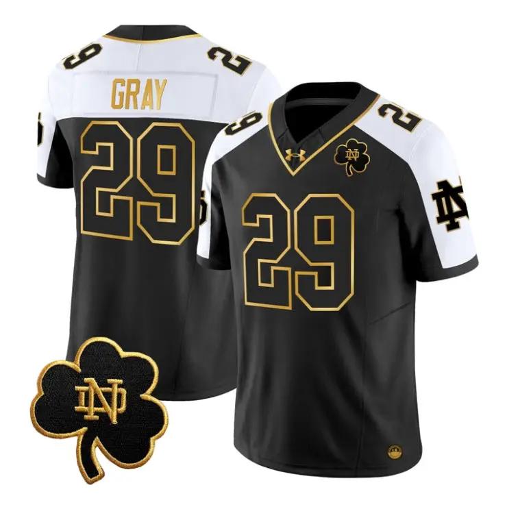 Christian_Gray_Jersey_29_Notre_Dame_Fighting_Irish_2026_Stitched_Alternate - Top Wow Design Christian Gray Jersey #29 Notre Dame Fighting Irish 2026 Stitched by My Store NCAA Football Jerseys