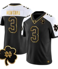 Joe Montana Jersey #3 Notre Dame Fighting Irish 2026 All Stitched by My Store NCAA Football Jerseys
