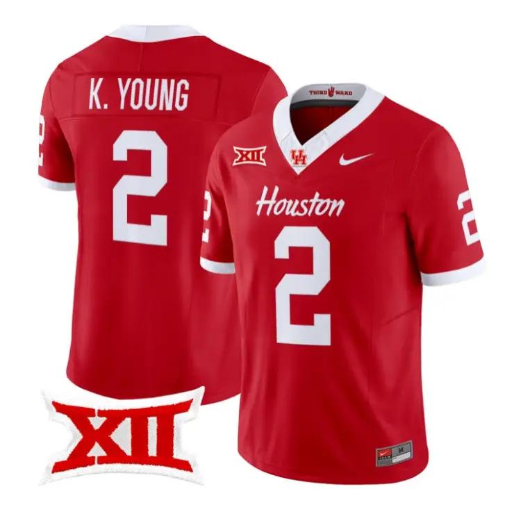 Koby Young Jersey #2 Houston Cougars 2026 Football Limited Stitched 3 Koby Young Jersey #2 Houston Cougars 2026 Football Limited Stitched by My Store NCAA Football Jerseys