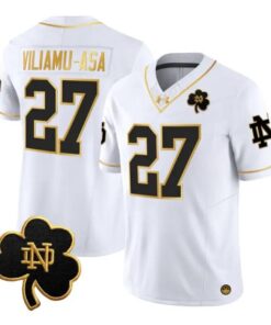 Kyngstonn Viliamu-Asa Jersey #27 Notre Dame Fighting Irish 2026 8 Kyngstonn Viliamu-Asa Jersey #27 Notre Dame Fighting Irish 2026 by My Store NCAA Football Jerseys