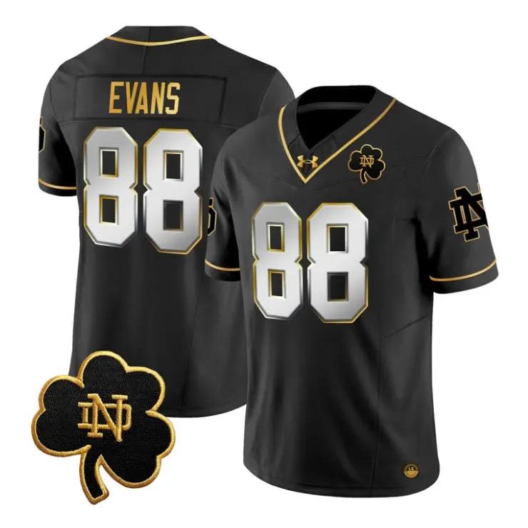 Mitchell Evans Jersey #88 Notre Dame Fighting Irish 2026 Stitched by My Store NCAA Football Jerseys