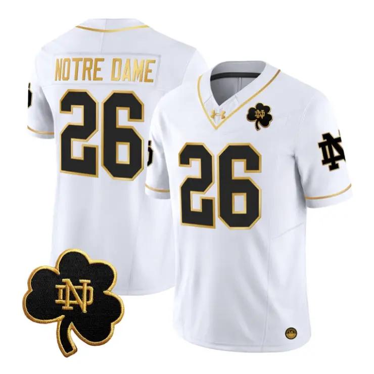Notre Dame Jersey #26 Notre Dame Fighting Irish 2026 All Stitched by My Store NCAA Football Jerseys