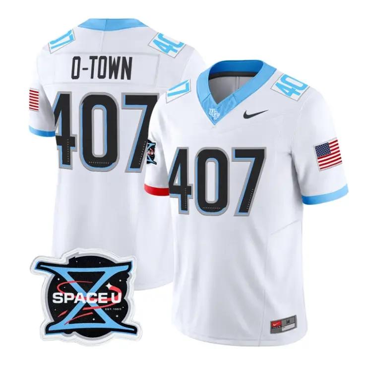 O-Town Jersey #407 UCF Knights 2026 Mission X Football Vapor Limited Stitched 1 O-Town Jersey #407 UCF Knights 2026 Mission X Football Vapor Limited Stitched by My Store NCAA Football Jerseys