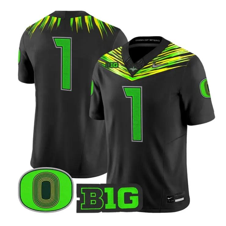 Team Jersey #1 Oregon Ducks 2026 Origin of Speed Vapor Limited Football Stitched 1 Team Jersey #1 Oregon Ducks 2026 Origin of Speed Vapor Limited Football Stitched by My Store NCAA Football Jerseys