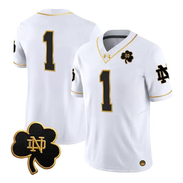 Team Jersey #1 Notre Dame Fighting Irish 2026 Vapor All Stitched 4 Team Jersey #1 Notre Dame Fighting Irish 2026 Vapor All Stitched by My Store NCAA Football Jerseys
