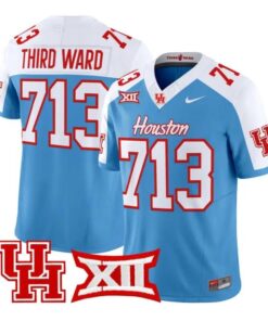 Third Ward Jersey #713 Houston Cougars 2026 Vapor Limited Stitched by My Store NCAA Football Jerseys