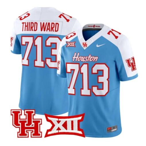 Third Ward Jersey #713 Houston Cougars 2026 Vapor Limited Stitched by My Store NCAA Football Jerseys