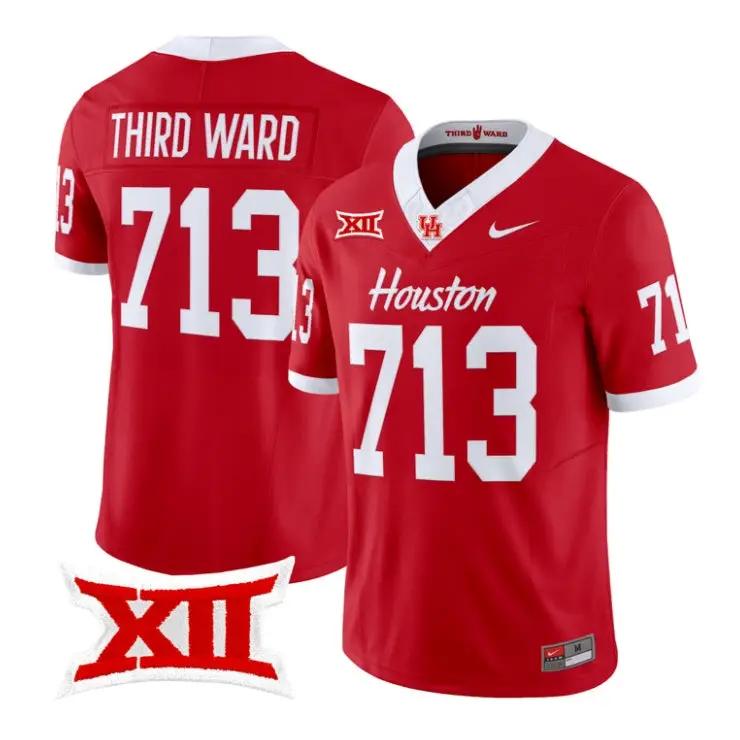 Third Ward Jersey #713 Houston Cougars 2026 Vapor Limited Stitched 3 Third Ward Jersey #713 Houston Cougars 2026 Vapor Limited Stitched by My Store NCAA Football Jerseys