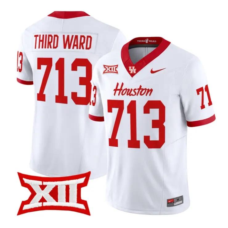 Third Ward Jersey #713 Houston Cougars 2026 Vapor Limited Stitched 4 Third Ward Jersey #713 Houston Cougars 2026 Vapor Limited Stitched by My Store NCAA Football Jerseys