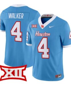 Trent Walker Jersey #4 Houston Cougars 2026 Football Limited Stitched by My Store NCAA Football Jerseys