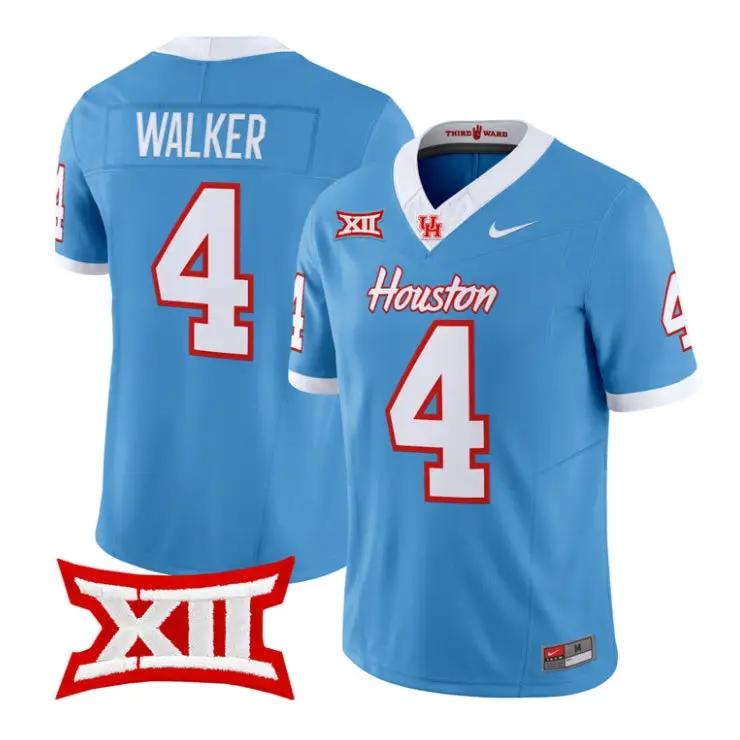Trent Walker Jersey #4 Houston Cougars 2026 Football Limited Stitched by My Store NCAA Football Jerseys