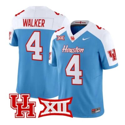 Trent Walker Jersey #4 Houston Cougars 2026 Football Limited Stitched by My Store NCAA Football Jerseys