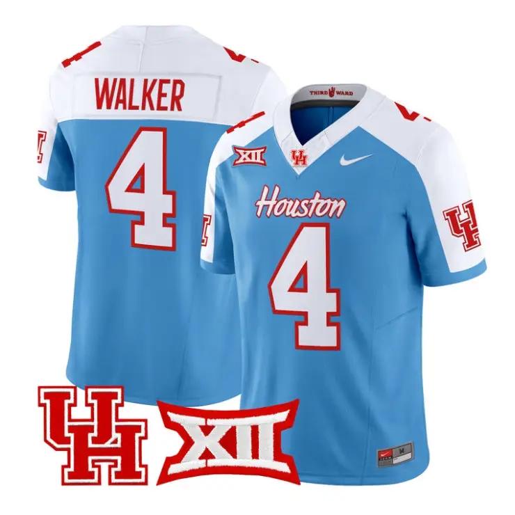 Trent Walker Jersey #4 Houston Cougars 2026 Football Limited Stitched by My Store NCAA Football Jerseys