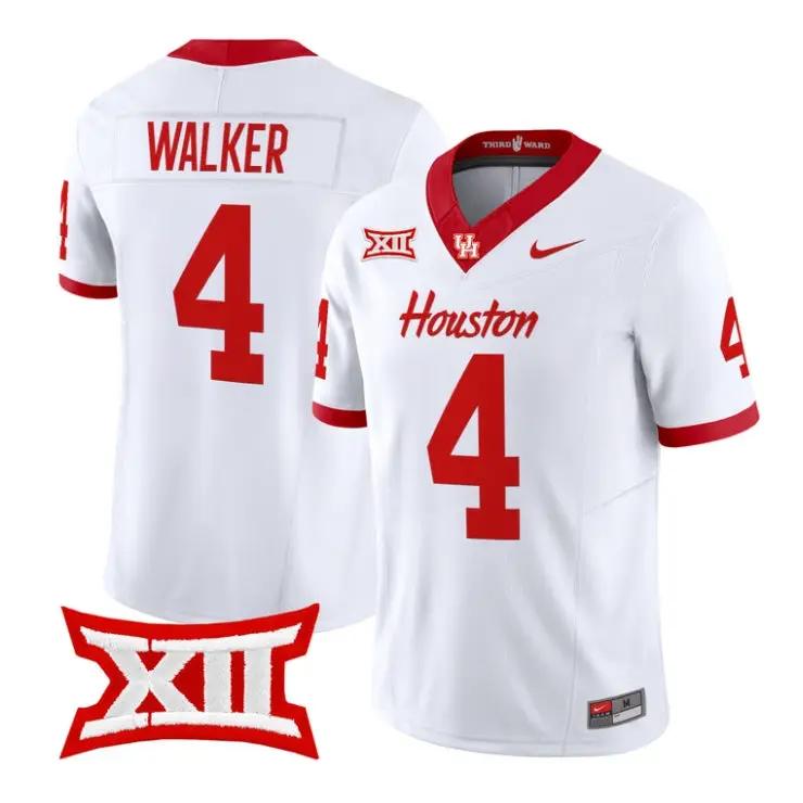Trent Walker Jersey #4 Houston Cougars 2026 Football Limited Stitched by My Store NCAA Football Jerseys