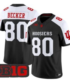 Charlie Becker Jersey #80 Indiana Hoosiers 2026 Vapor All Stitched by My Store NCAA Football Jerseys