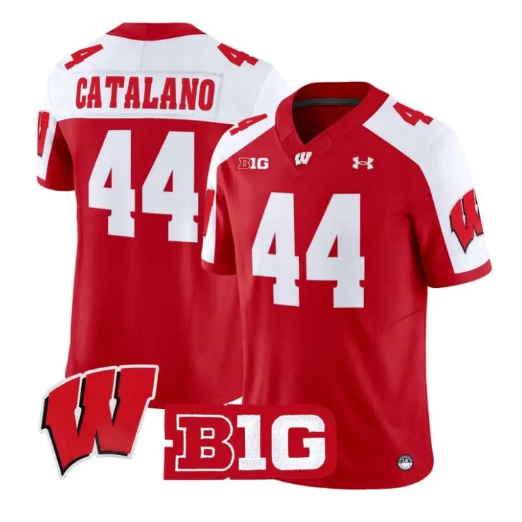 cooper-catalano-jersey-44-wisconsin-badgers-2026-limited-stitched-03 - Top Wow Design Cooper Catalano Jersey #44 Wisconsin Badgers 2026 Limited Stitched by My Store NCAA Football Jerseys