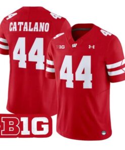 cooper-catalano-jersey-44-wisconsin-badgers-2026-limited-stitched-04 - Top Wow Design Cooper Catalano Jersey #44 Wisconsin Badgers 2026 Limited Stitched by My Store NCAA Football Jerseys
