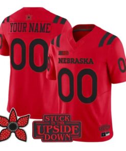 Custom Nebraska Cornhuskers Jersey 2026 Stranger Things Edition Stitched by My Store NCAA Football Jerseys