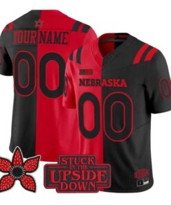 custom-nebraska-cornhuskers-jersey-2026-stranger-things-edition-stitched-04 - Top Wow Design Custom Nebraska Cornhuskers Jersey 2026 Stranger Things Edition Stitched by My Store NCAA Football Jerseys