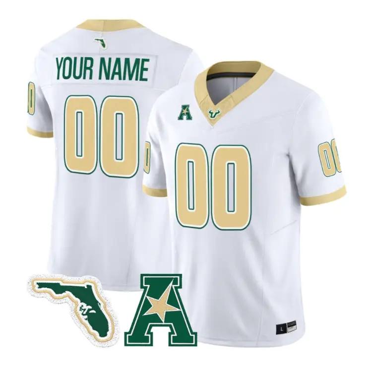 custom-south-florida-bulls-jersey-2026-the-gold-standard-vapor-limited-01 - Top Wow Design Custom South Florida Bulls Jersey 2026 The Gold Standard Vapor Limited Stitched by My Store NCAA Football Jerseys