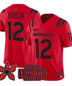 Daniel Kaelin Jersey #12 Nebraska Cornhuskers 2026 Edition V2 All Stitched by My Store NCAA Football Jerseys