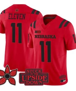Eleven Jersey #11 Nebraska Cornhuskers 2026 Edition Limited Stitched by My Store NCAA Football Jerseys