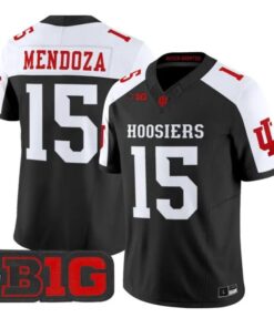 Fernando Mendoza Jersey #15 Indiana Hoosiers 2026 Limited Stitched by My Store NCAA Football Jerseys