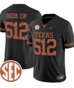 Hook 'Em Jersey #512 Texas Longhorns 2026 Football Limited Stitched by My Store NCAA Football Jerseys