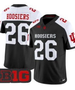 Hoosiers Jersey #26 Indiana Hoosiers 2026 Football Vapor Stitched by My Store NCAA Football Jerseys