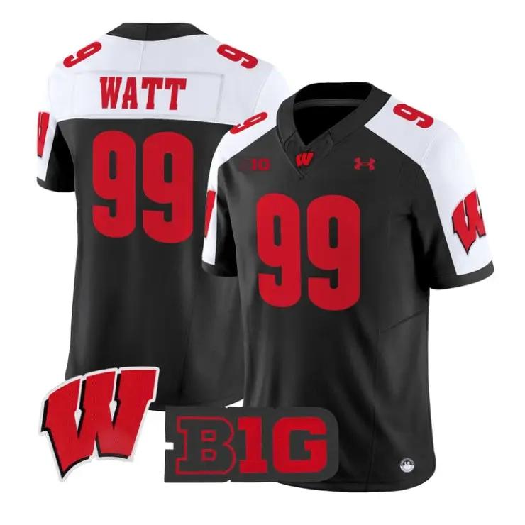 j-j-watt-jersey-99-wisconsin-badgers-2026-vapor-limited-stitched-01 - Top Wow Design J.J. Watt Jersey #99 Wisconsin Badgers 2026 Vapor Limited Stitched by My Store NCAA Football Jerseys