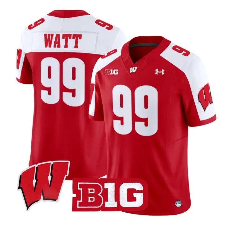j-j-watt-jersey-99-wisconsin-badgers-2026-vapor-limited-stitched-03 - Top Wow Design J.J. Watt Jersey #99 Wisconsin Badgers 2026 Vapor Limited Stitched by My Store NCAA Football Jerseys