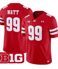 j-j-watt-jersey-99-wisconsin-badgers-2026-vapor-limited-stitched-04 - Top Wow Design J.J. Watt Jersey #99 Wisconsin Badgers 2026 Vapor Limited Stitched by My Store NCAA Football Jerseys