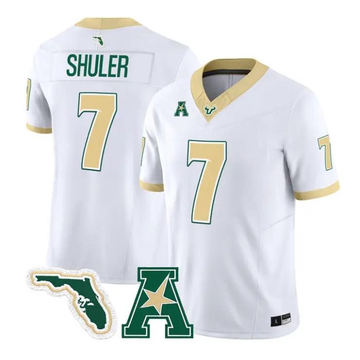 jhalyn-shuler-jersey-7-south-florida-bulls-2026-the-gold-standard-all-01 - Top Wow Design Jhalyn Shuler Jersey #7 South Florida Bulls 2026 The Gold Standard All Stitched by My Store NCAA Football Jerseys