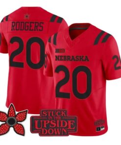 Johnny Rodgers Jersey #20 Nebraska Cornhuskers 2026 Vapor V2 All Stitched by My Store NCAA Football Jerseys