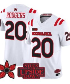 Johnny Rodgers Jersey #20 Nebraska Cornhuskers 2026 Vapor V2 All Stitched by My Store NCAA Football Jerseys