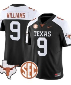 Jonah Williams Jersey #9 Texas Longhorns 2026 Limited All Stitched by My Store NCAA Football Jerseys